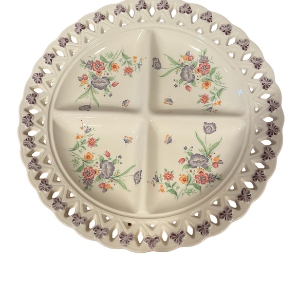 12 inch divided serving platter - Picture 2 of 5